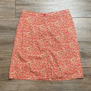 Eddie Bauer 10 Floral Pencil Skirt